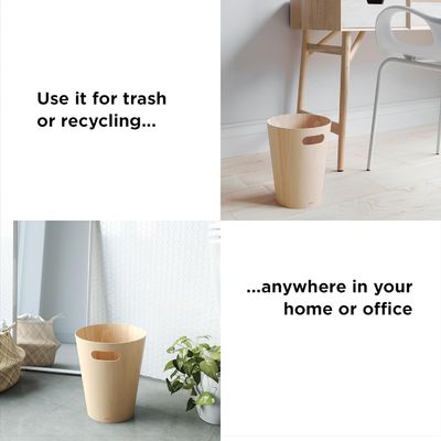 Petite poubelle de service personnalisé rustique poubelle de conteneur pour salle de bain chambre à coucher cuisine bureau