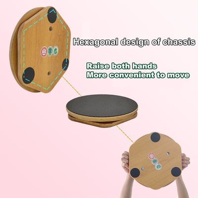 Planche d'équilibre en bois de 12 pouces de style rustique