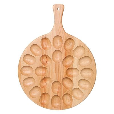 Plateau en bois à 24 trous pour le stockage des ustensiles de cuisine