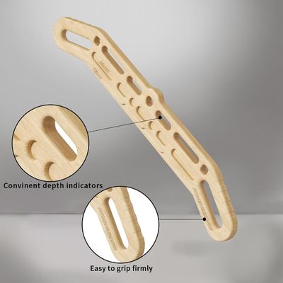 Améliorer la prise de doigt Thème en bois Portable planche suspendue d'escalade avec fonction de formation de suspension