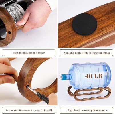 Armoire à vin et organisateur de bouteilles d'eau pour armoire sur commande