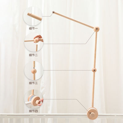 Image berceau cloche suspendue support de bâton pour simple berceau bébé accessoires de cloche apaisante