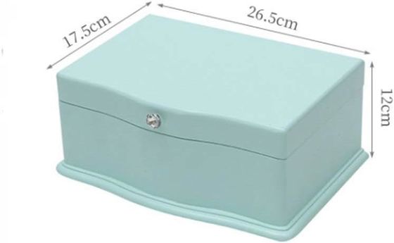 TIMBER Dernière mode portable de grande capacité Boîte à bijoux en bois pour cadeau