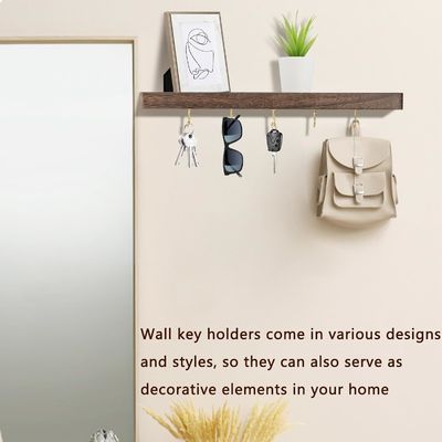 Installation sans effort du porte-clés pour la maison, organisateur suspendu avec de nombreux crochets