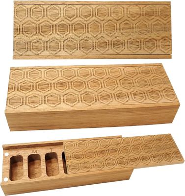 Boîte à pilules organique pour vitamines Comprimés quotidiens