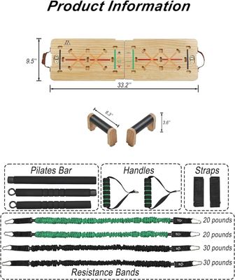 Kit de planche rustique en bois à l'intérieur et à l'extérieur avec poignée pour le renforcement du noyau