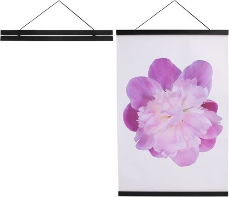 Logo personnalisé Acceptable en bois A4 6X24 16X22 16X20 Cadre d'affiche à accrochage large de 16 pouces