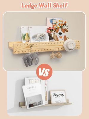 Étagère murale en bois naturel bricolage Étagères murales modernes