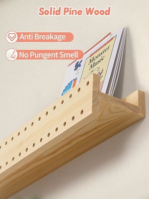 Étagère murale en bois naturel bricolage Étagères murales modernes