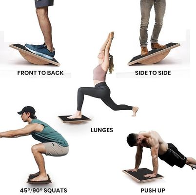 Tableau incliné en bois à poignée personnalisée pour le fitness professionnel en Europe Caractéristique régionale