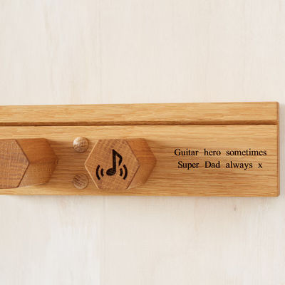 Monture murale en bois, support de guitare personnalisé pour votre espace de performance