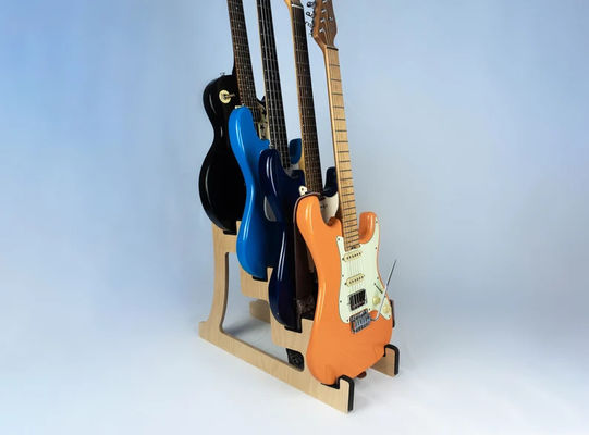 Rack non pliable 4 supporteur de support de guitare Quad Decker pour le brûlage Des guitares de conception finie