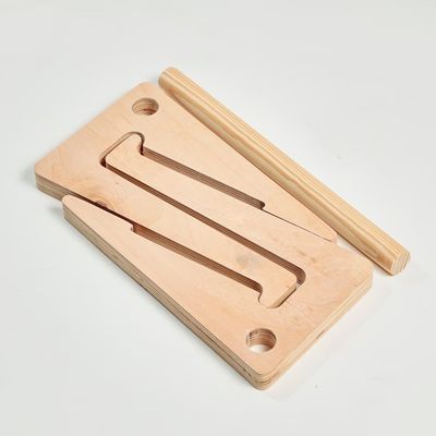 Acceptable OEM/ODM Étagère d'ordinateur portable en bois pour Mac Book Accessoire de bureau pour espace de travail ergonomique