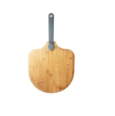 Taille personnalisée de 14 x 16 pouces en bambou fait maison Paddle pliable Pizza peel toute saison