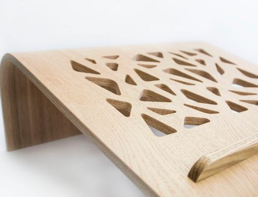 Appareil portable en bois fonctionnel Économie d'espace Refroidissement Ventilation Ascenseur de bureau d'ordinateur