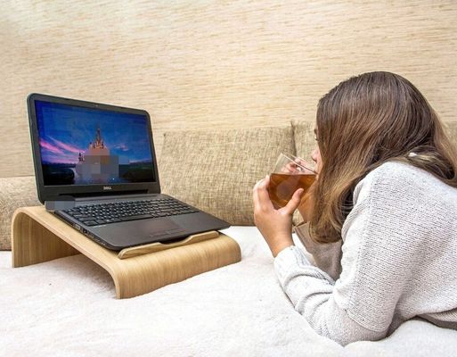 Appareil portable en bois fonctionnel Économie d'espace Refroidissement Ventilation Ascenseur de bureau d'ordinateur