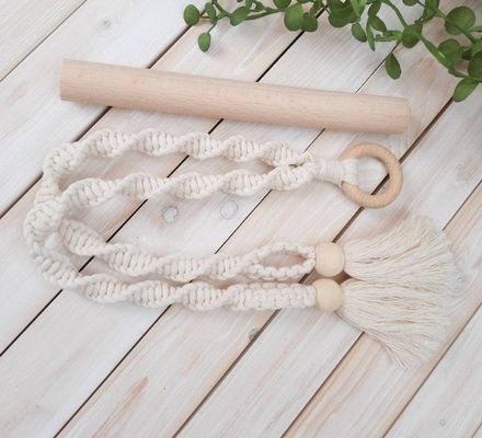 Conception personnalisée Porte-papier de toilette à bar en bois pour salle de bain Économies d'espace essentiel