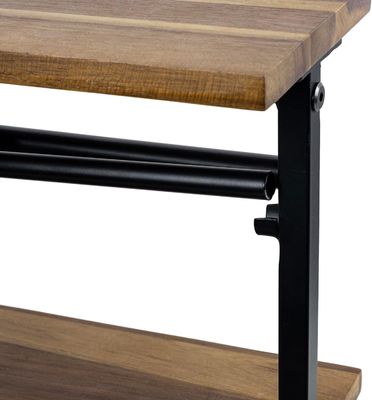 Améliorez votre cuisine avec ce porte-serviettes en papier en bois d'acacia massif