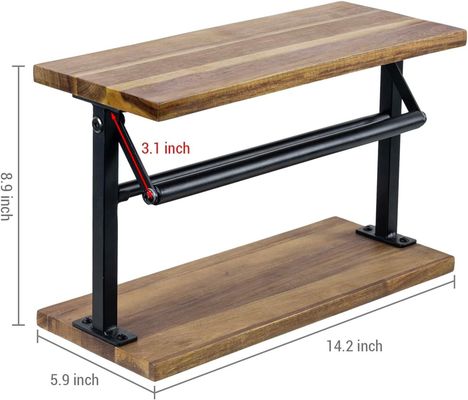 Améliorez votre cuisine avec ce porte-serviettes en papier en bois d'acacia massif