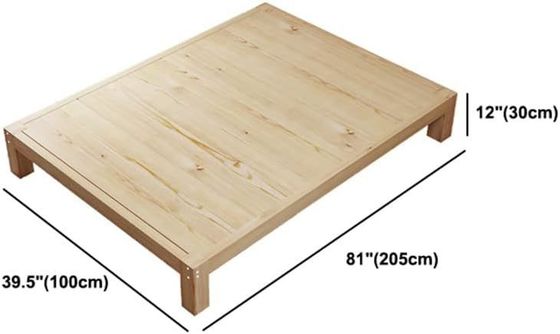 Cadre de lit en bois standard avec avantage sur mesure