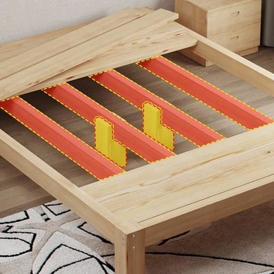 Cadre de lit en bois standard avec avantage sur mesure