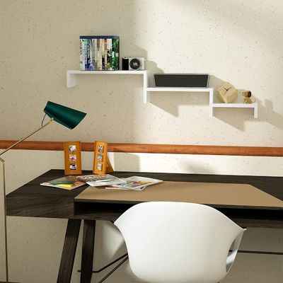 NON Des étagères flottantes pliées à la mode pour stocker et afficher des images