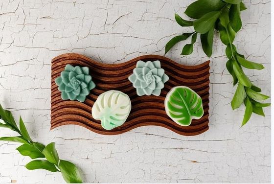 Grand plateau en bois de 18,5 x 12 pouces toute saison canapé et canapé rustique