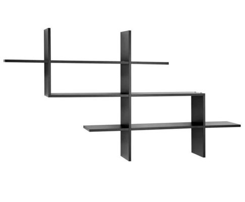 Plantes d'intérieur Décoration personnalisée Stockage Étagère murale à deux niveaux pour les meubles de salon