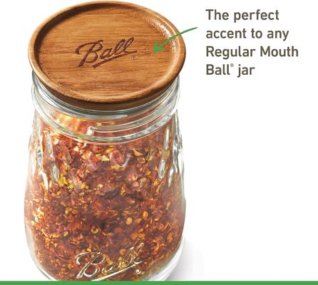 Couvercles de bouteilles personnalisés en bois marron avec couvercles de bambou en bois de couleur claire