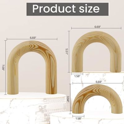 Europe Caractéristique régionale Décoration de chaînes de nœuds en bois pour la maison