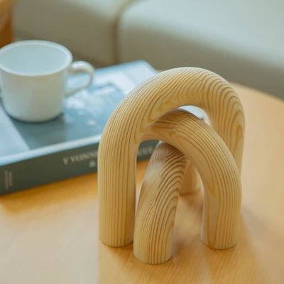 Europe Caractéristique régionale Décoration de chaînes de nœuds en bois pour la maison