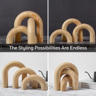 Europe Caractéristique régionale Décoration de chaînes de nœuds en bois pour la maison