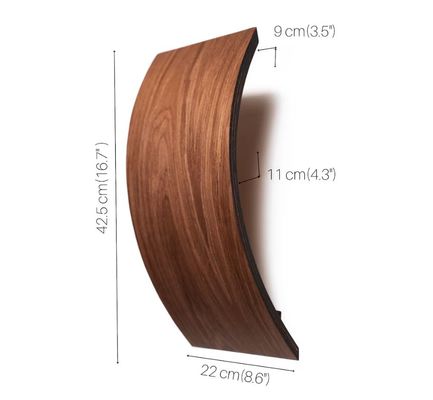 Design fonctionnel Étagère en bois avec logo personnalisé et design multifonctionnel