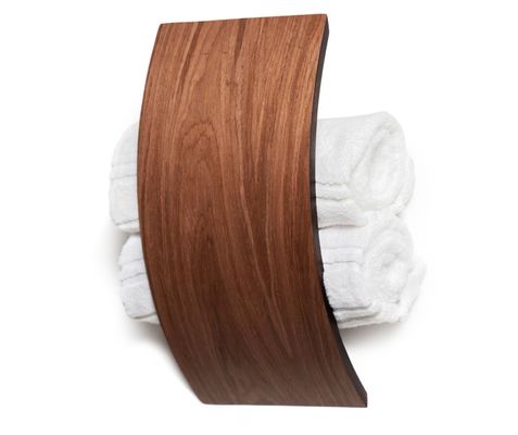 Design fonctionnel Étagère en bois avec logo personnalisé et design multifonctionnel