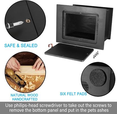 Un cadre photo unique Urnes de crémation pour les cendres humaines Impression à sérigraphie