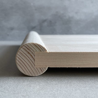 Planche à découper en bois de couleur claire extra-grande en chêne d'acacia en bambou pour cuisine équipée