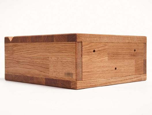 Classification support de vélo monté sur le mur avec conception en bois de chêne fait à la main