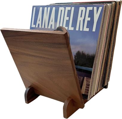 Display en bois pour 50 albums de musique