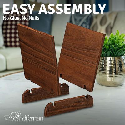 Display en bois pour 50 albums de musique