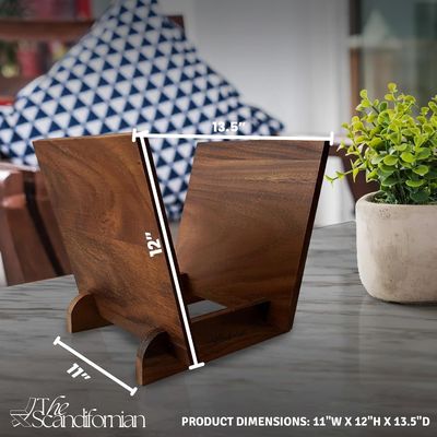 Display en bois pour 50 albums de musique