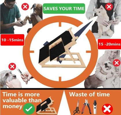 Tableau de grattage d'ongles en bois pour chiens en forme d'os Tableau de remplissage d'ongles pour chiens