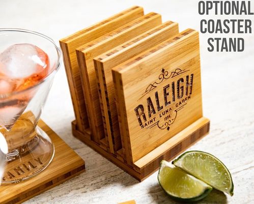 Les sous-vêtements avec un support optionnel en bambou, hêtre, noyer, chêne, MDF ou pin