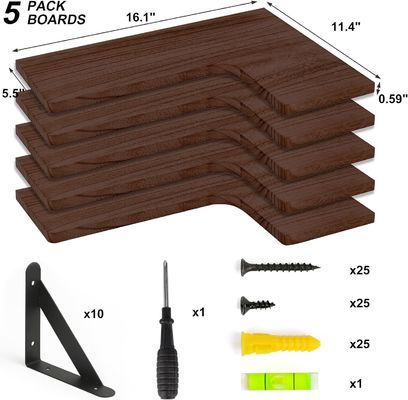 Étagères de rangement de salle de bains suspendues Étagère murale montée avec appareil de cuisine