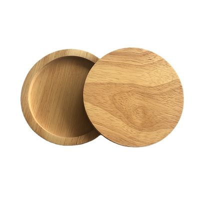 10X0.9cm Cousters de sublimation personnalisés pour les boissons rondes de bambou Coaster en bois Tapis
