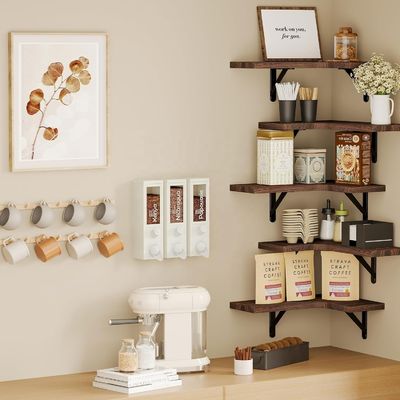 Étagères de rangement de salle de bains suspendues Étagère murale montée avec appareil de cuisine