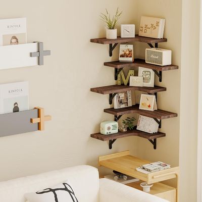 Étagères de rangement de salle de bains suspendues Étagère murale montée avec appareil de cuisine