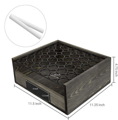 OEM ODM Accepté Holder d'œufs en bois / hêtre en bois avec boîte de stockage en métal caisses en bois