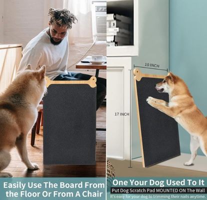 La carte à gratter pour ongles en bois est avantageuse pour les chiens