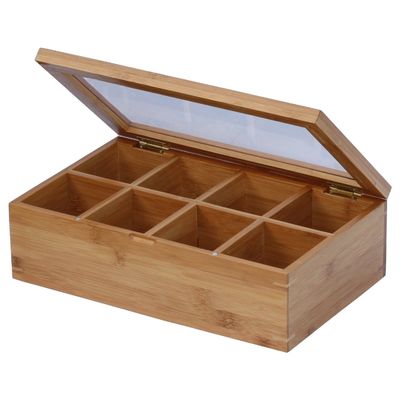 Organisez votre collection de thé avec cette boîte à thé japonaise peinte en bambou