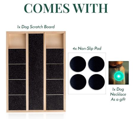 OEM Boîte à gratter pour ongles de chien en bois avec diviseur de nourriture Boîte en bois de pin personnalisée